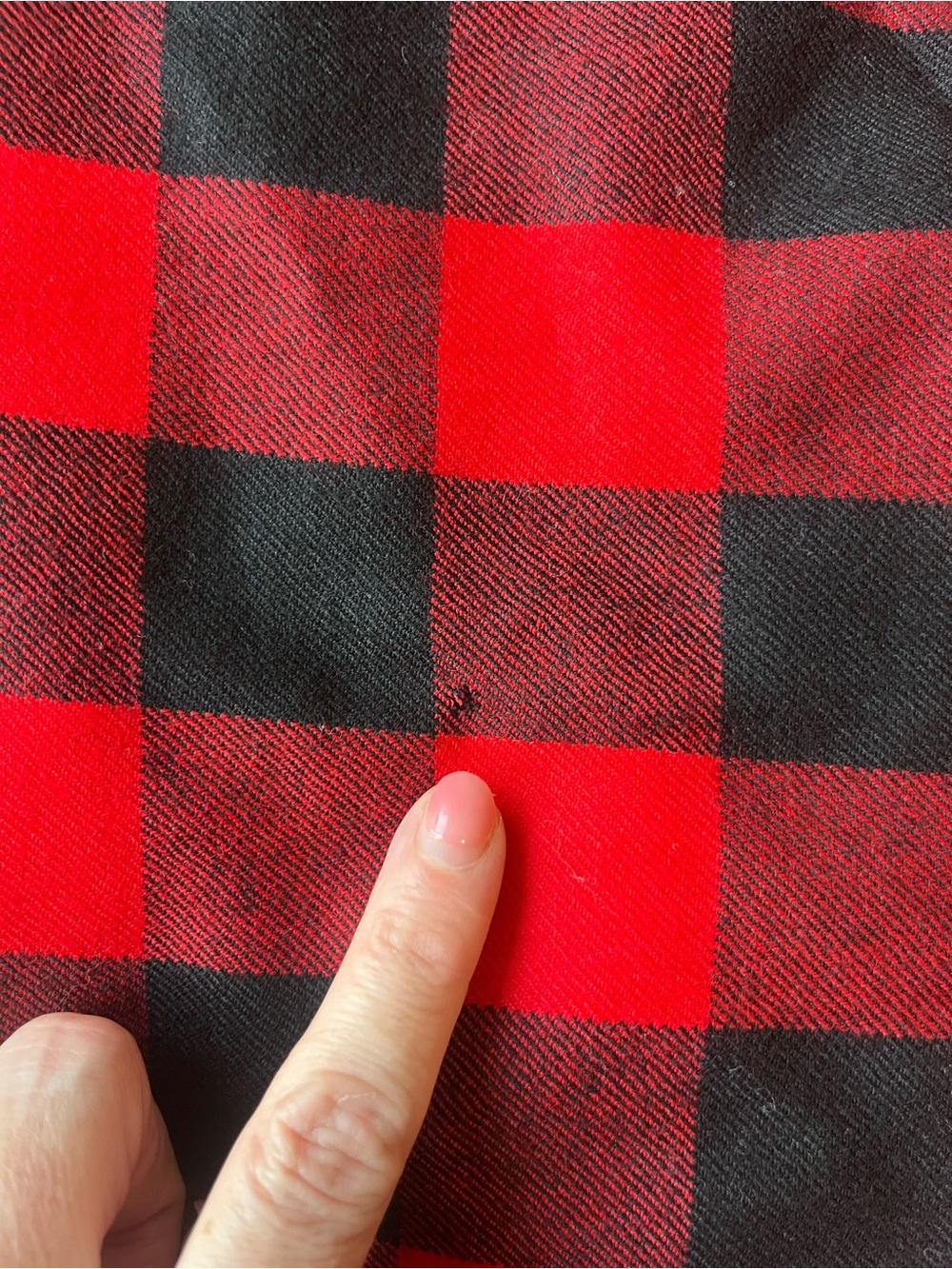 Ralph Lauren Red & Black Plaid 100% Wool Maxi Skirt | Size Medium - Picture 8 of 9